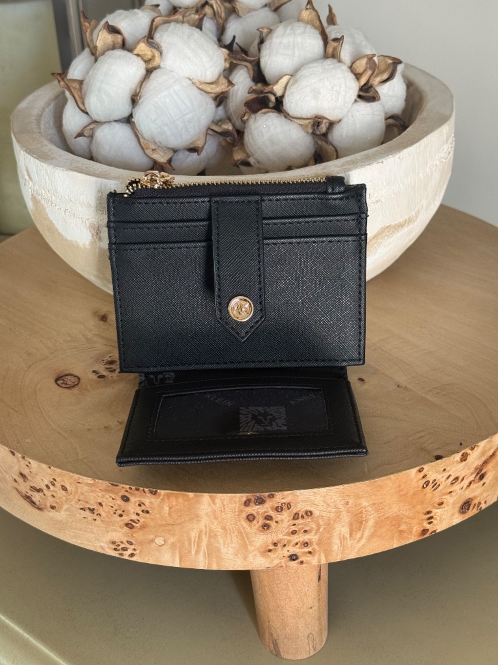 Anne Klein Card Case Wallet - Black - Picture 3 of 4